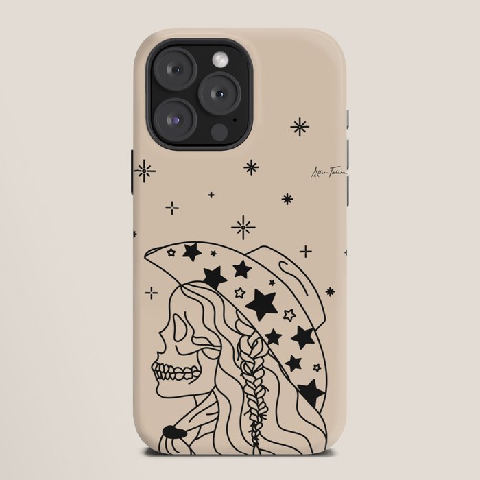 Love or Die Tryinâ - Rhinestone Cowgirl Black & Cream iPhone Case Gallery Image 12