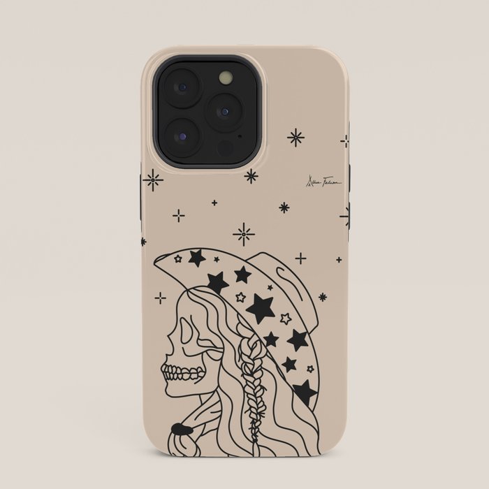 Love or Die Tryinâ - Rhinestone Cowgirl Black & Cream iPhone Case Gallery Image 35