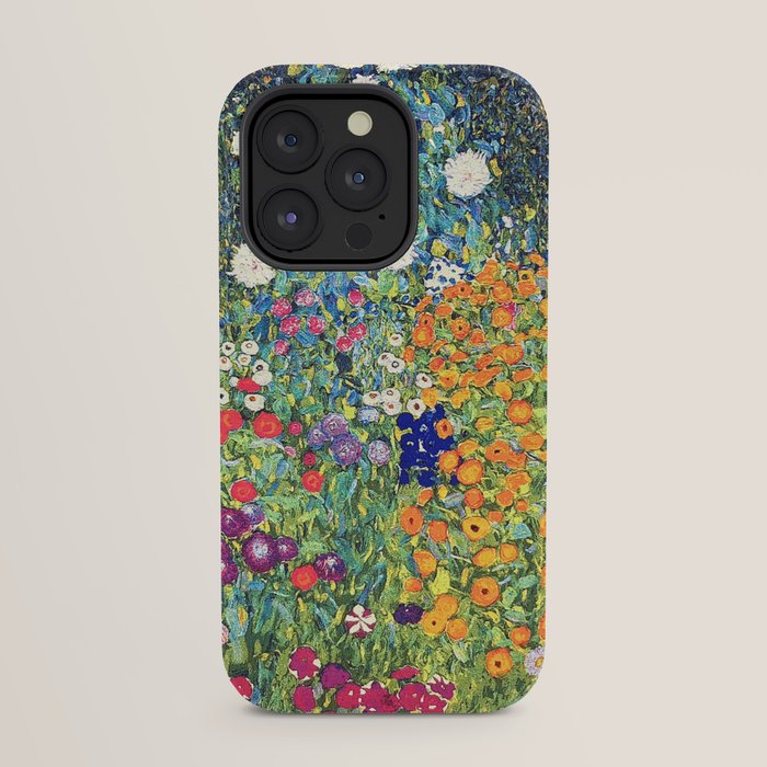 Gustav Klimt Flower Garden 2 iPhone Case Gallery Image 23