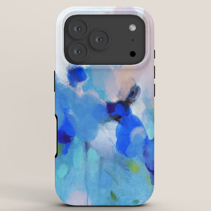 blue summer lilies garden iPhone Case Gallery Image 7