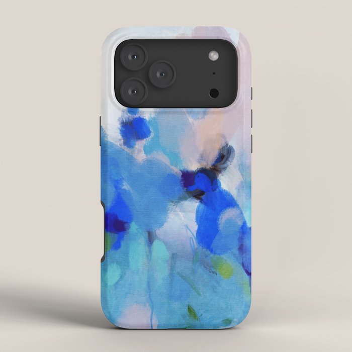 blue summer lilies garden iPhone Case Gallery Image 4
