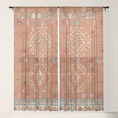Heritage Traditional Moroccann Rug Design Window Curtain Gallery Image 21