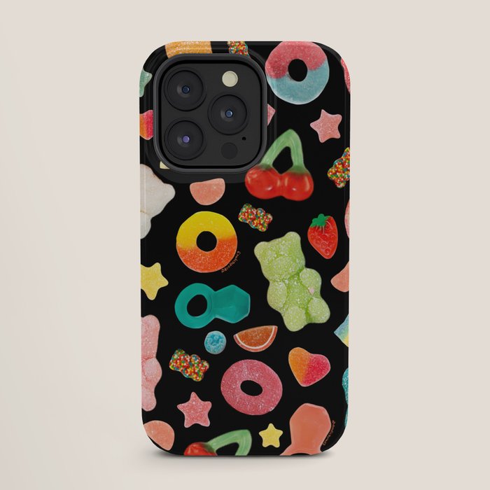 Candy Print in Black iPhone Case Gallery Image 27