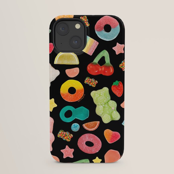Candy Print in Black iPhone Case Gallery Image 21