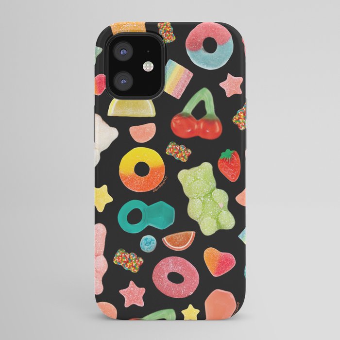 Candy Print in Black iPhone Case Gallery Image 42