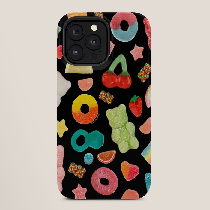 Candy Print in Black iPhone Case Gallery Image 28