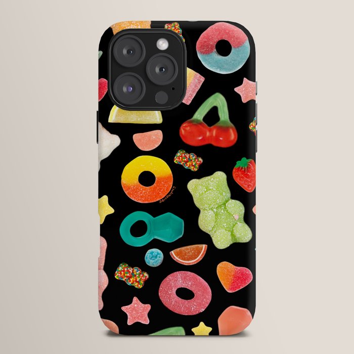 Candy Print in Black iPhone Case Gallery Image 16