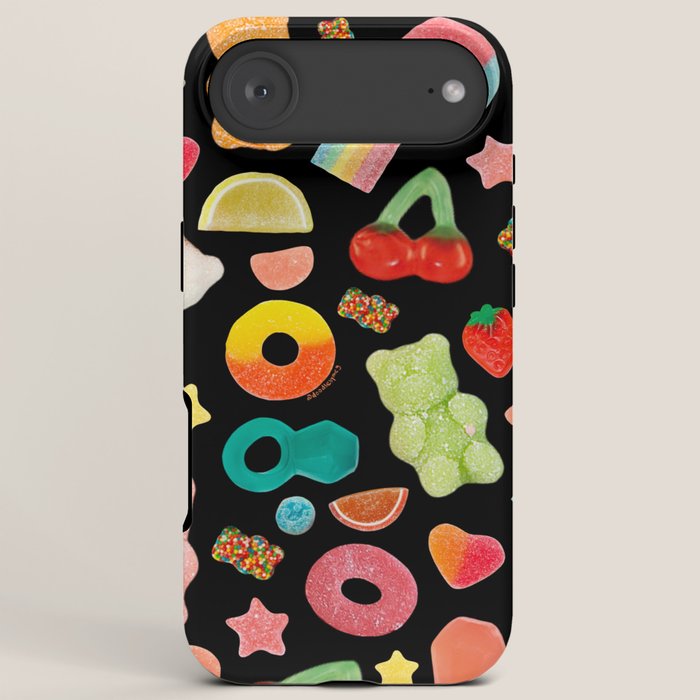 Candy Print in Black iPhone Case Gallery Image 6