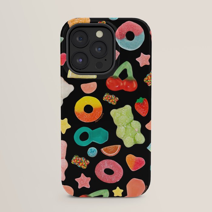 Candy Print in Black iPhone Case Gallery Image 31