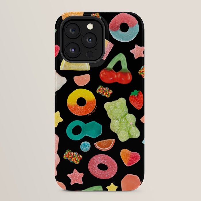 Candy Print in Black iPhone Case Gallery Image 32