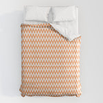 Retro Outdoor Party Orange Duvet Cover Gallery Image 1