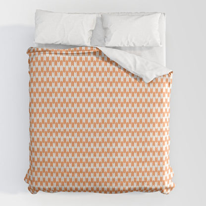 Retro Outdoor Party Orange Duvet Cover Gallery Image 7