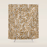 Autumn Botnica Foliage in Neutral Shower Curtain Gallery Image 1