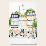 Parisian Buildings Cutting Board Gallery Image 1