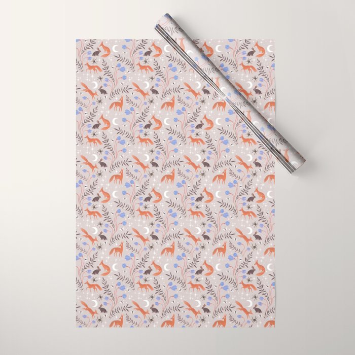 Fox Moon Wrapping Paper Gallery Image 1