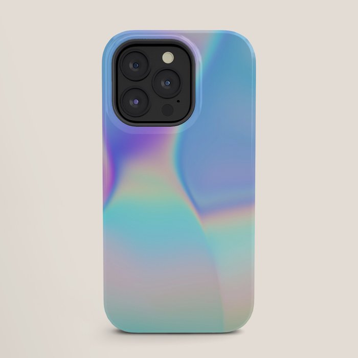 Opal Iridescent Abstract Paint iPhone Case Gallery Image 27