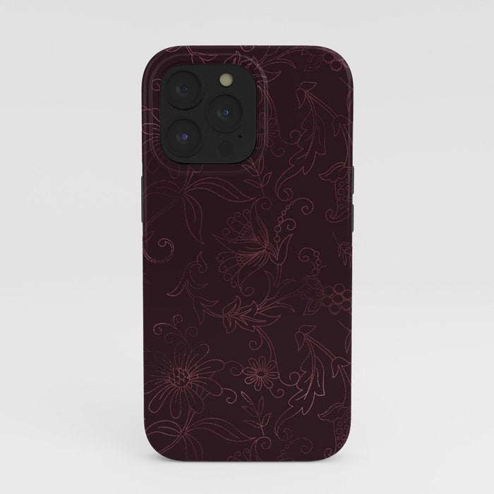 Agate Burgundy Pattern Design iPhone Case Gallery Image 39