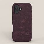Agate Burgundy Pattern Design iPhone Case Gallery Image 1