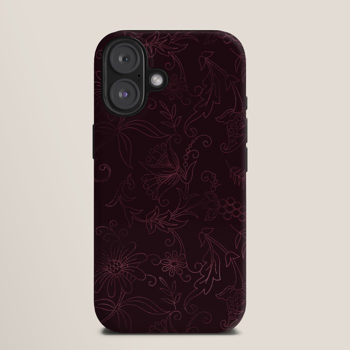 Agate Burgundy Pattern Design iPhone Case Gallery Image 9