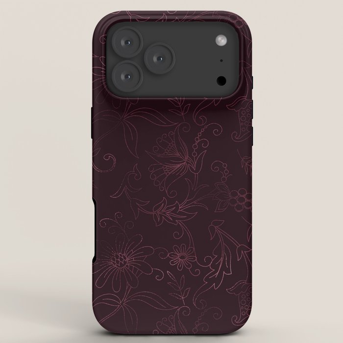 Agate Burgundy Pattern Design iPhone Case Gallery Image 8