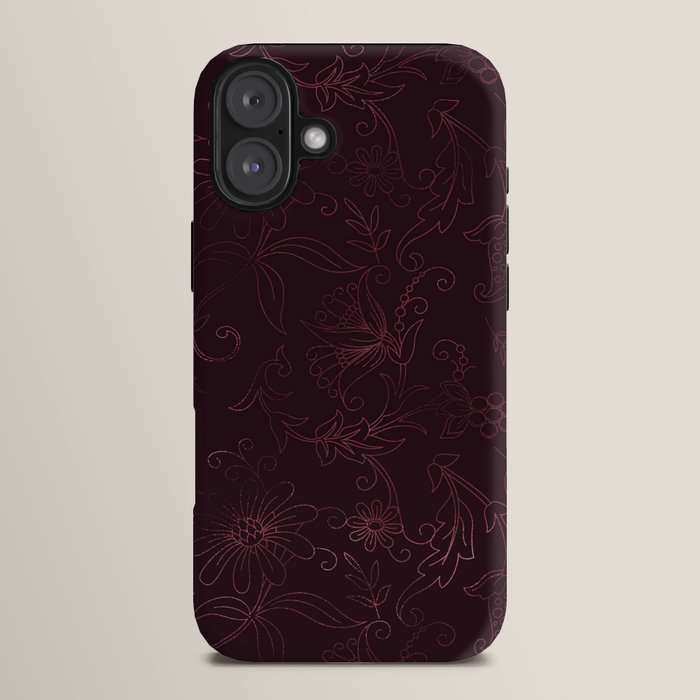Agate Burgundy Pattern Design iPhone Case Gallery Image 14