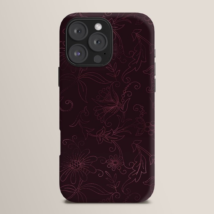 Agate Burgundy Pattern Design iPhone Case Gallery Image 16