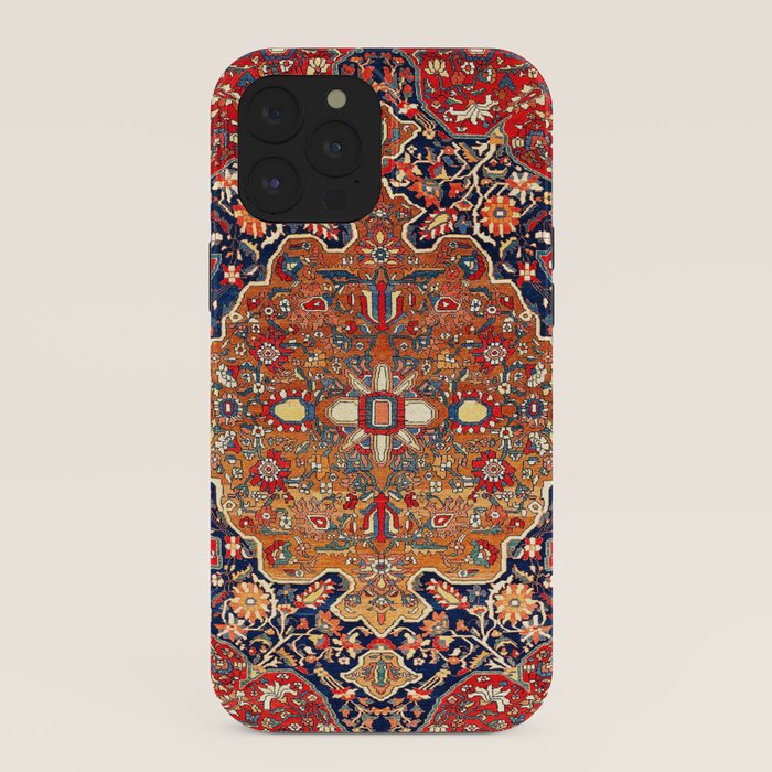 Sarough Farahan Arak West Persian Rug Print iPhone Case Gallery Image 40