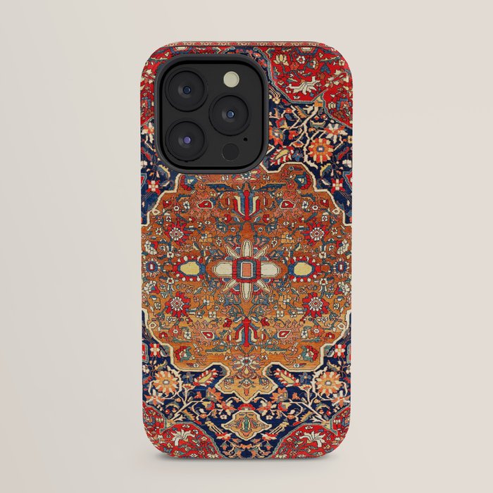 Sarough Farahan Arak West Persian Rug Print iPhone Case Gallery Image 23