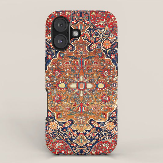 Sarough Farahan Arak West Persian Rug Print iPhone Case Gallery Image 1