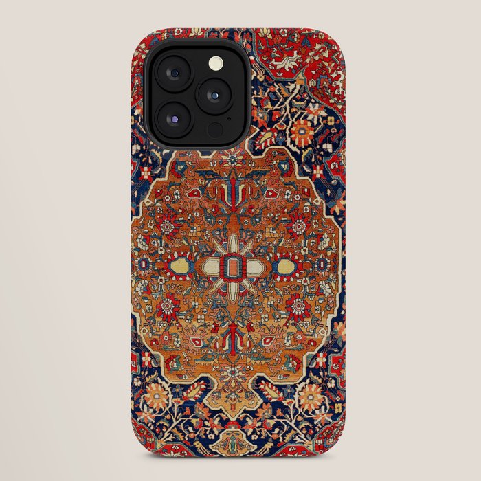 Sarough Farahan Arak West Persian Rug Print iPhone Case Gallery Image 28