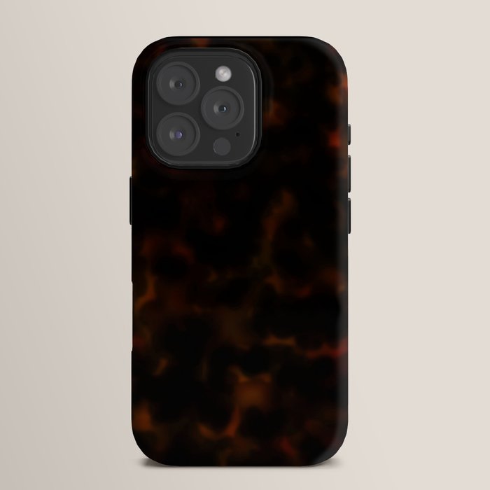 Dark Tortoiseshell Turtle Pattern iPhone Case Gallery Image 15