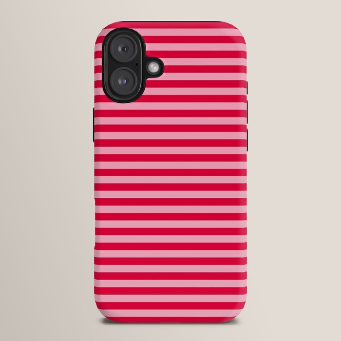 Retro, Beach, Colorful Stripes, Pink and Red iPhone Case Gallery Image 14