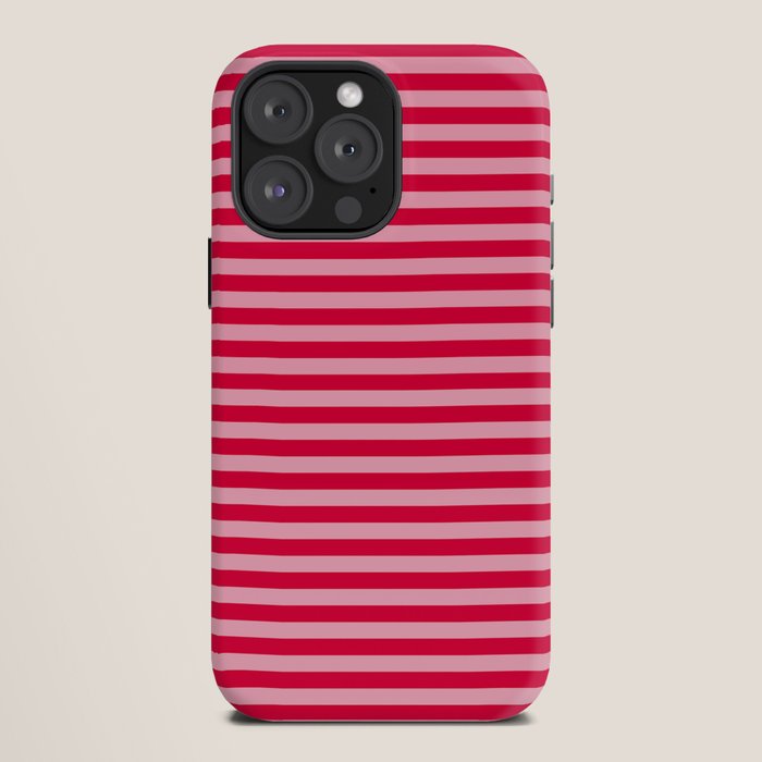 Retro, Beach, Colorful Stripes, Pink and Red iPhone Case Gallery Image 12
