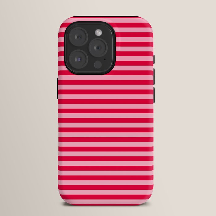 Retro, Beach, Colorful Stripes, Pink and Red iPhone Case Gallery Image 15