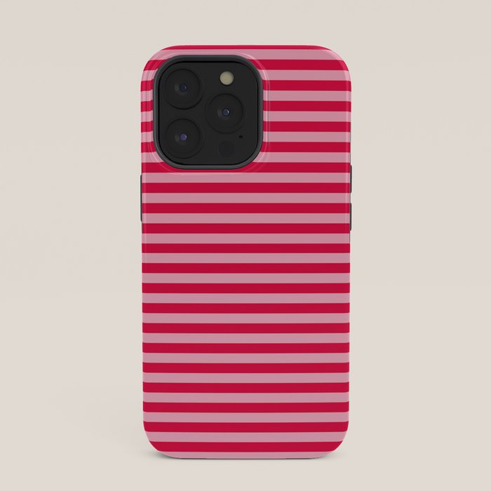 Retro, Beach, Colorful Stripes, Pink and Red iPhone Case Gallery Image 35