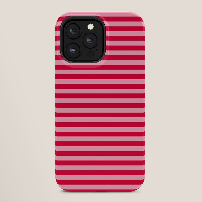 Retro, Beach, Colorful Stripes, Pink and Red iPhone Case Gallery Image 28