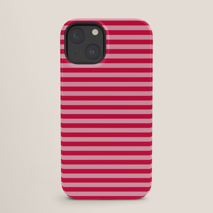 Retro, Beach, Colorful Stripes, Pink and Red iPhone Case Gallery Image 25