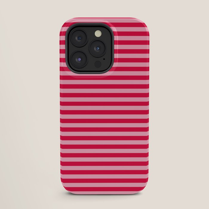 Retro, Beach, Colorful Stripes, Pink and Red iPhone Case Gallery Image 27