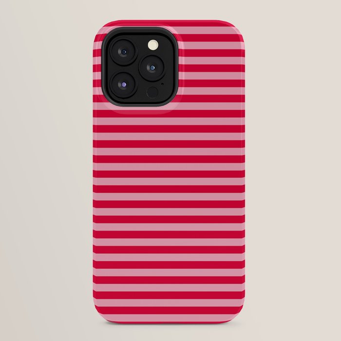 Retro, Beach, Colorful Stripes, Pink and Red iPhone Case Gallery Image 32