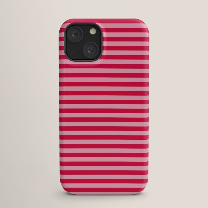 Retro, Beach, Colorful Stripes, Pink and Red iPhone Case Gallery Image 17