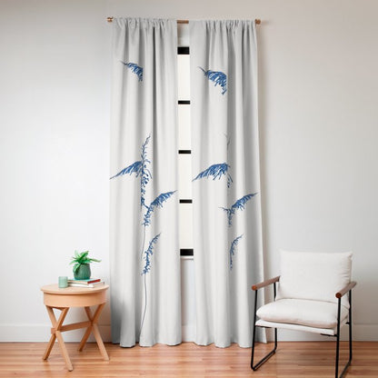 Blue flowers 2 Window Curtain Gallery Image 8