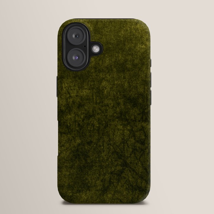 olive green velvet iPhone Case Gallery Image 13