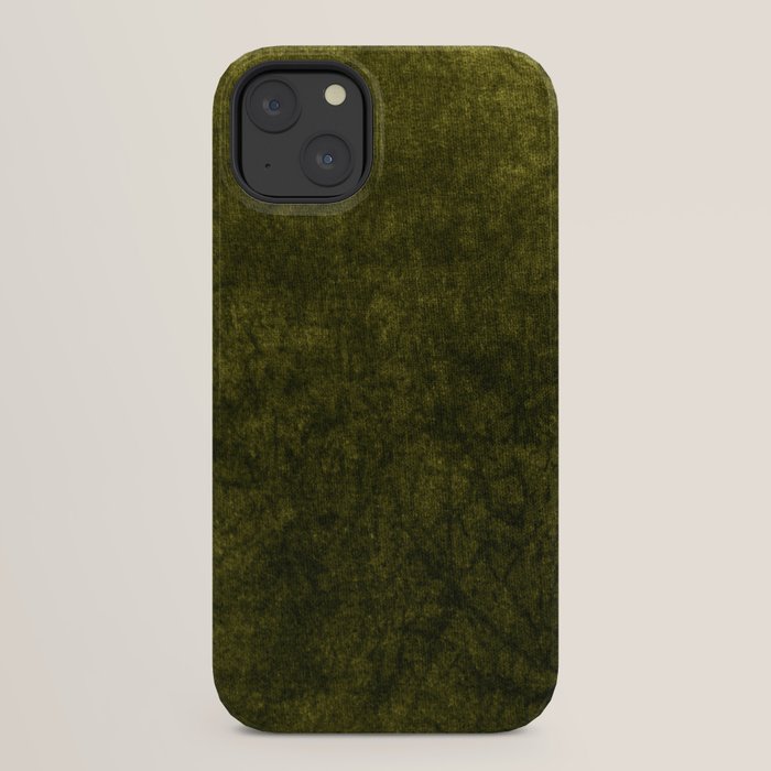 olive green velvet iPhone Case Gallery Image 30