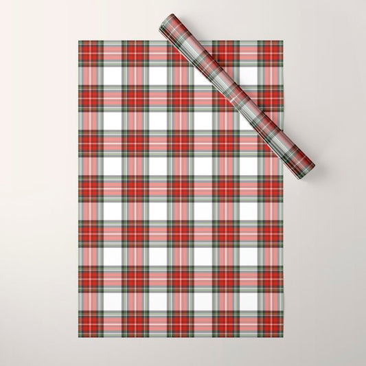 Christmas Tartan Plaid Wrapping Paper Gallery Image 1