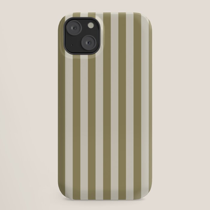 Olive Green Stripes iPhone Case Gallery Image 18