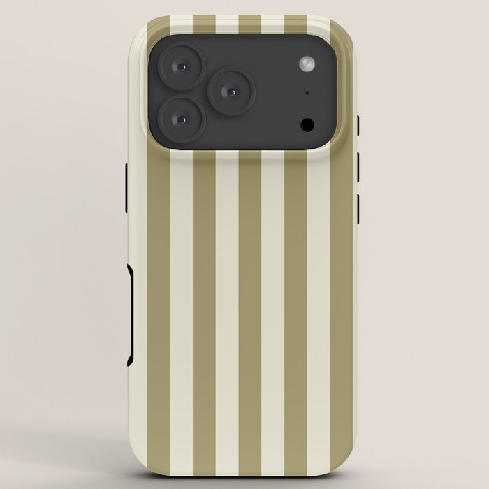 Olive Green Stripes iPhone Case Gallery Image 7