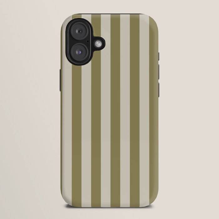 Olive Green Stripes iPhone Case Gallery Image 10
