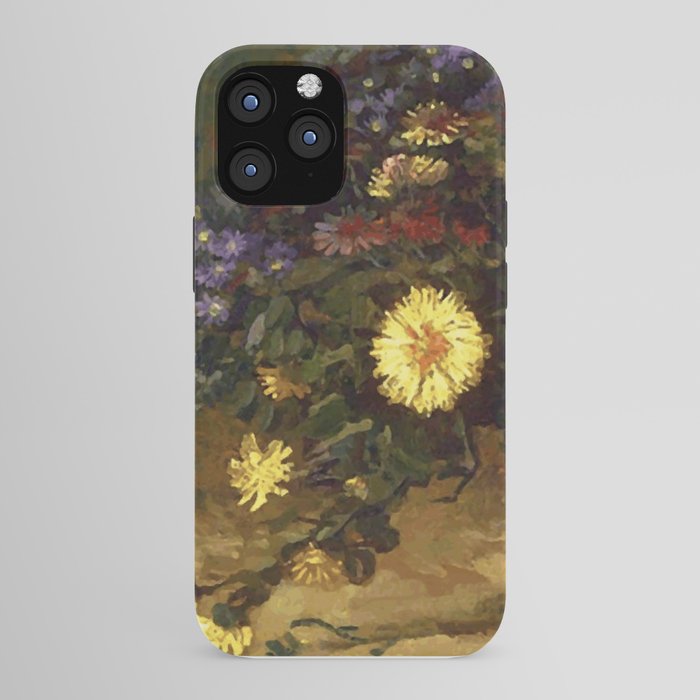 Van Gogh Still Life Bouquet of Daisies Vector Art iPhone Case Gallery Image 43