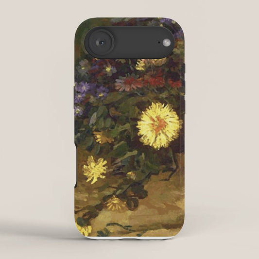 Van Gogh Still Life Bouquet of Daisies Vector Art iPhone Case Gallery Image 2