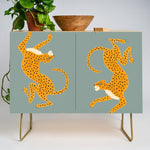Leopard Race - blue Credenza Gallery Image 1
